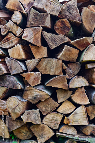  background texture with wood logs