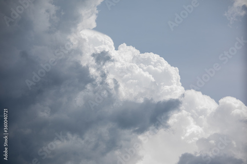 Big thick clouds in the sky before the rain. © Studiomiracle