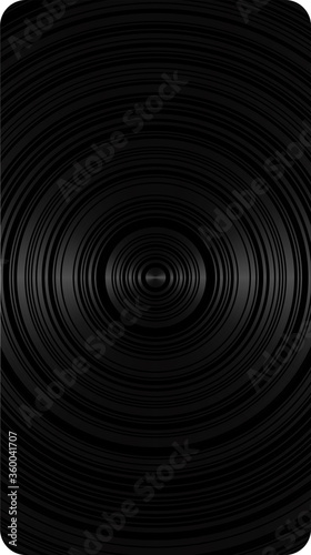 Dark abstract circles paint background. Screen vector design for mobile app