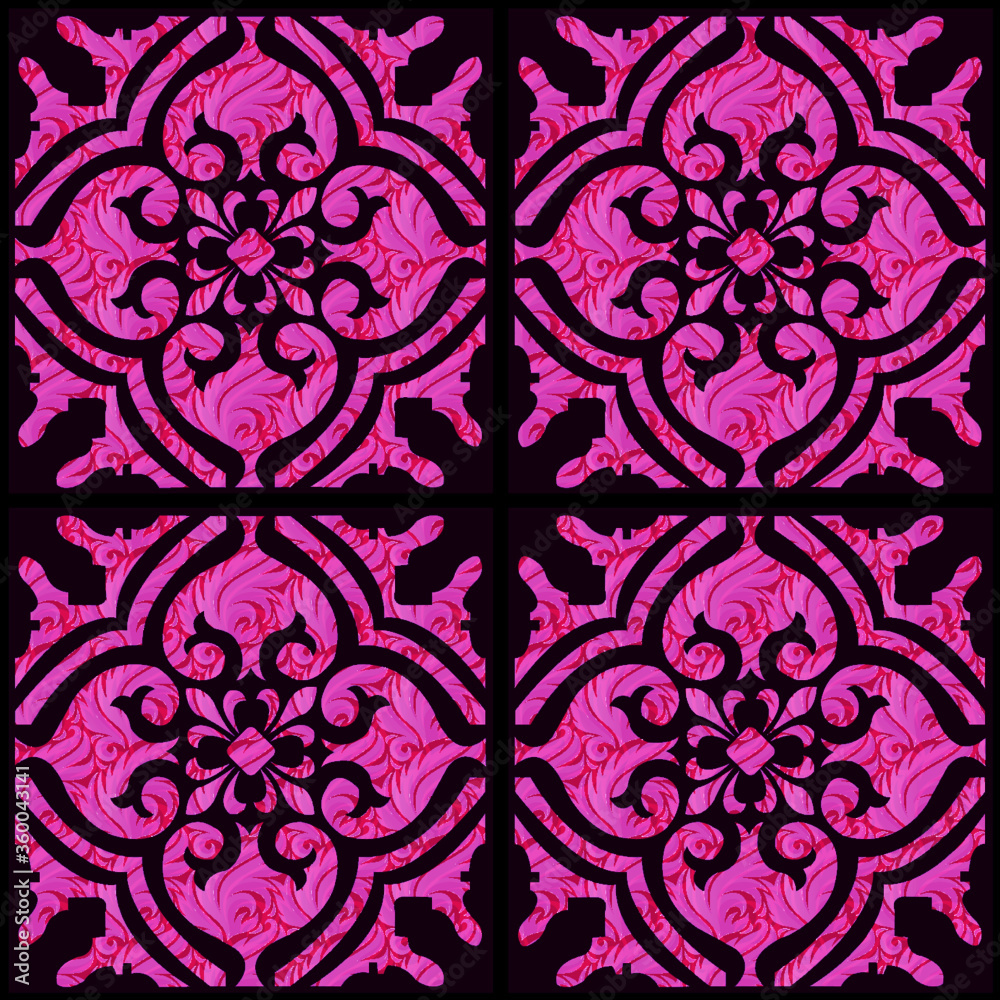 Fototapeta premium seamless floral pattern