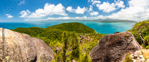 Panoramic view from the top of Fitzroy Island