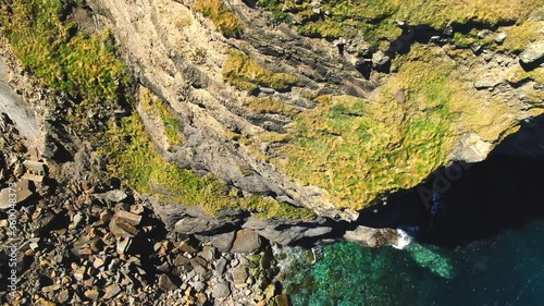 Amazing nature of the Irish west coast from above