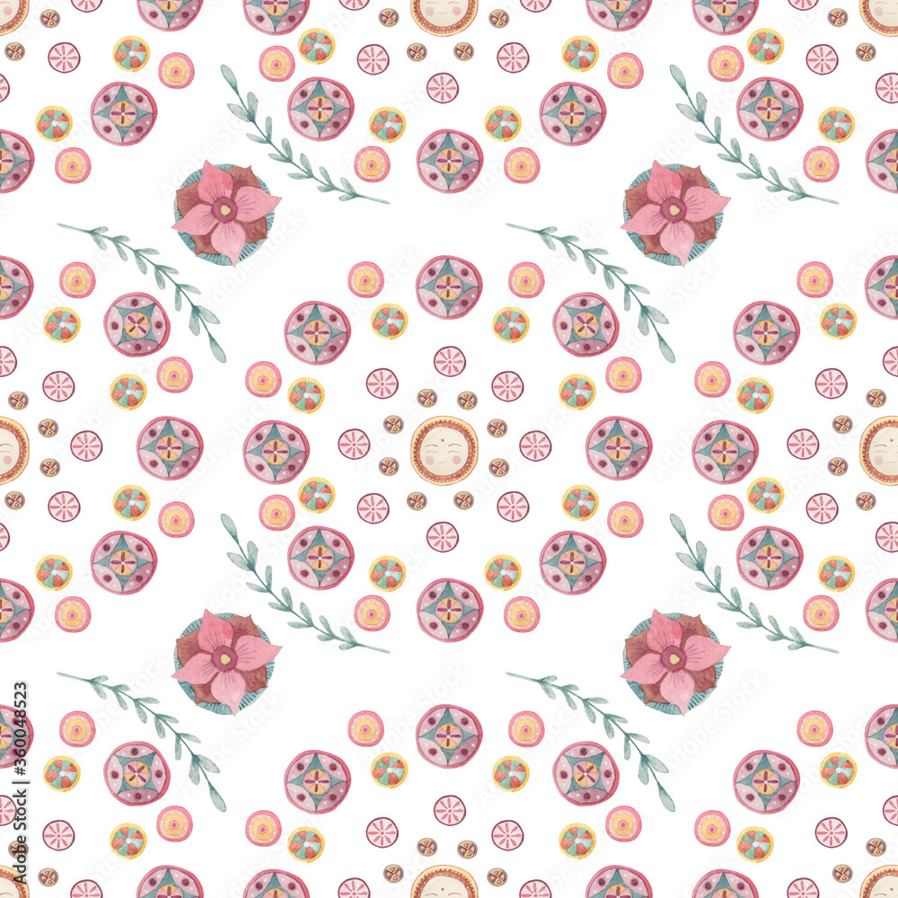 Ornamental decorative pattern Ornamental decorative pattern