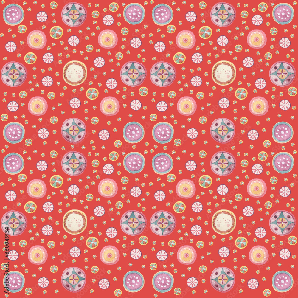 Ornamental decorative pattern Ornamental decorative pattern