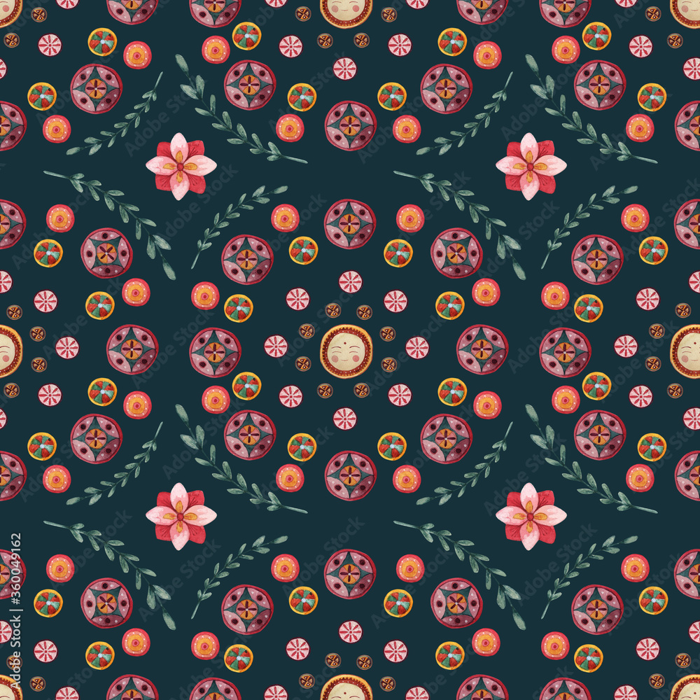 Ornamental decorative pattern Ornamental decorative pattern