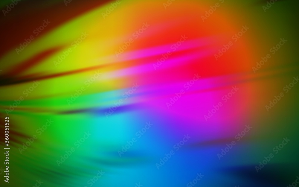 Obraz premium Dark Pink, Green vector blurred shine abstract texture. Abstract colorful illustration with gradient. The best blurred design for your business.