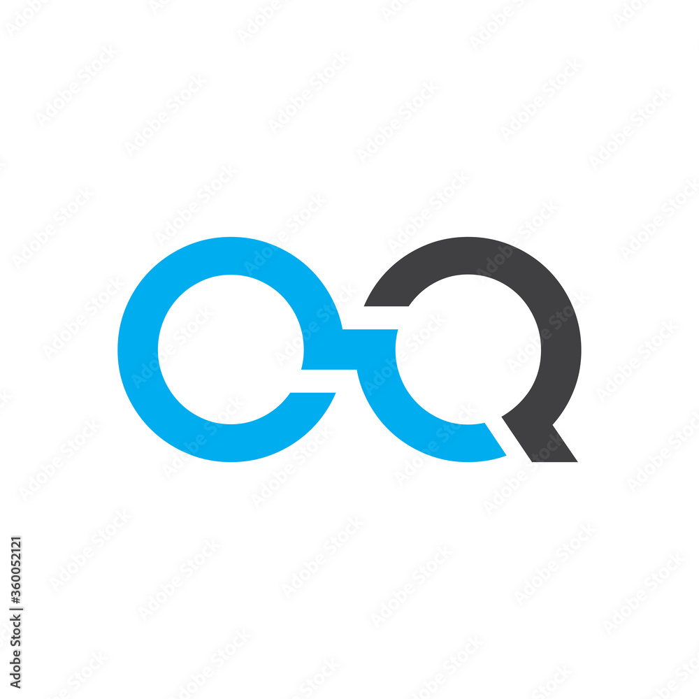 Initial Letter OQ Logo Design Vector Template. Abstract Letter Minimal Typography Logo Design Initial Letter OQ Logo Design Vector Template. Abstract Letter Minimal Typography Logo Design