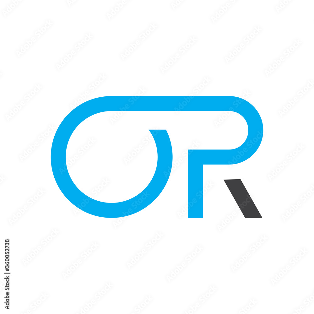 Initial Letter OR Logo Design Vector Template. Abstract Letter Minimal Typography Logo Design Initial Letter OR Logo Design Vector Template. Abstract Letter Minimal Typography Logo Design