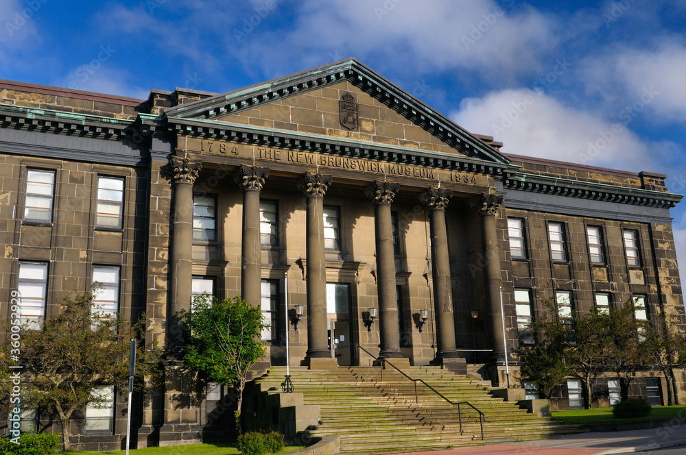 Obraz premium Archives and Research Library of the New Brunswick Museum in Saint John