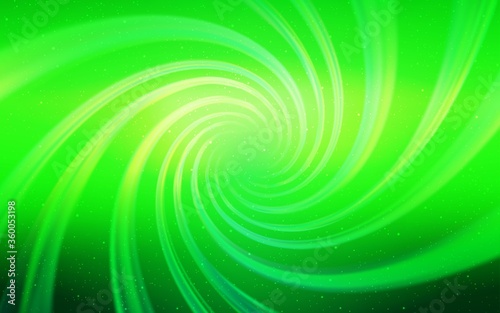 Light Green vector layout with cosmic stars. Modern abstract illustration with Big Dipper stars. Template for cosmic backgrounds.
