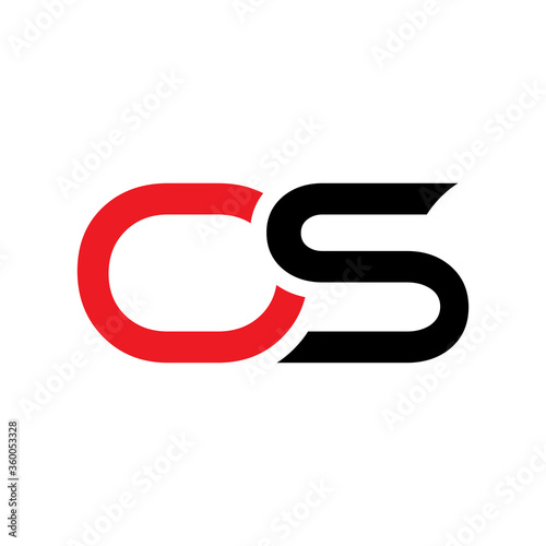 Initial Letter OS Logo Design Vector Template. Abstract Letter Minimal Typography Logo Design
