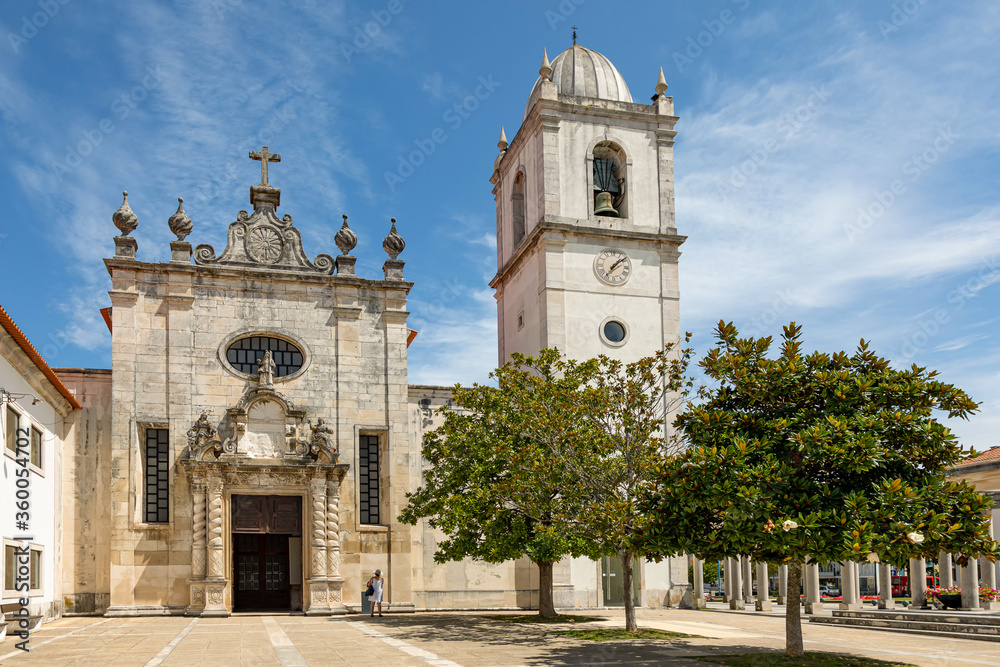 Aveiro Cathedral, also known as the Church of St. Dominic, is a national monument in Portugal. Bright summer day