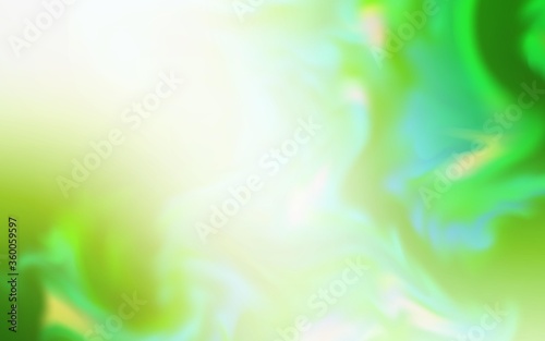 Light Green, Yellow vector blurred and colored pattern. A completely new colored illustration in blur style. New style design for your brand book.