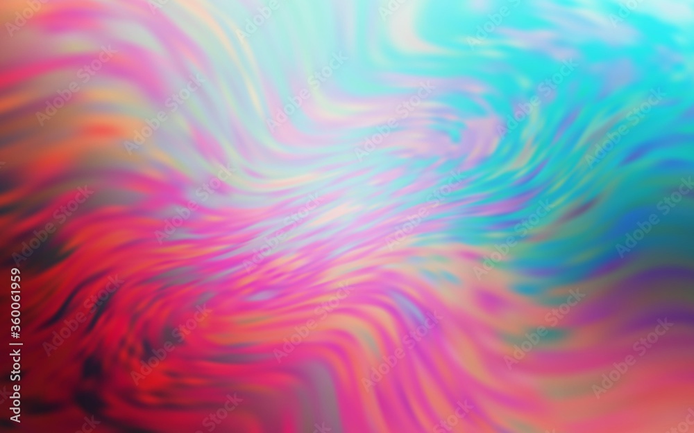 Obraz premium Light Blue, Red vector abstract bright template. Colorful abstract illustration with gradient. New style design for your brand book.