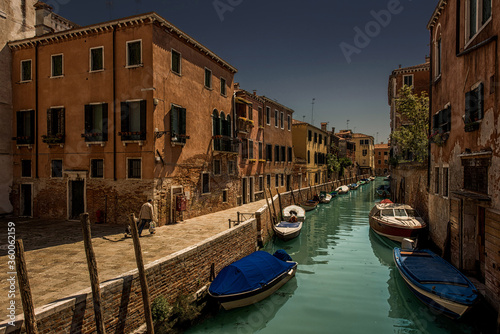 venice canal on a sunny day