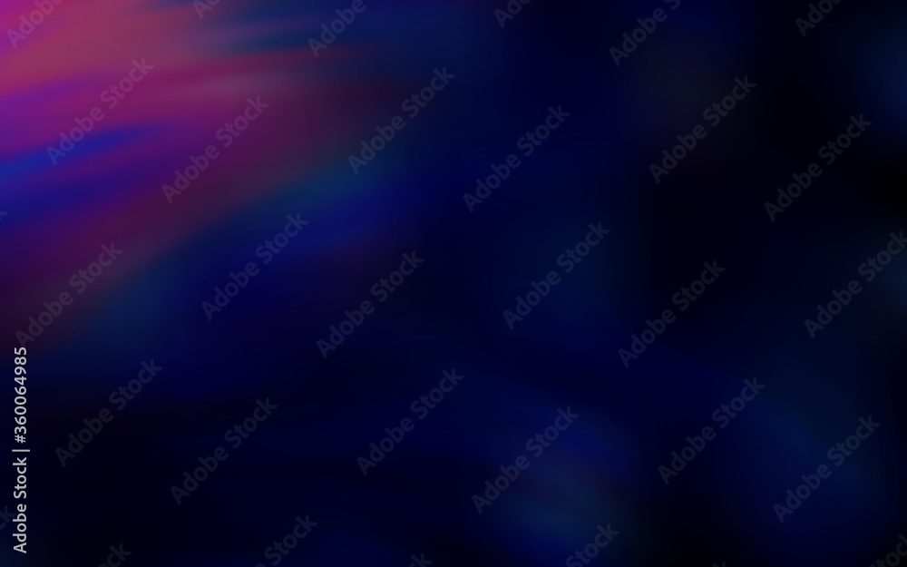 Dark Purple, Pink vector blurred bright template. New colored illustration in blur style with gradient. The best blurred design for your business.
