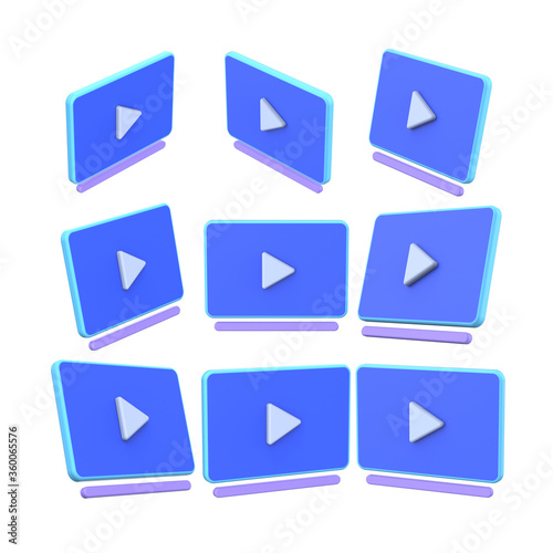 Free Download Television 3D icon - GFXLoad