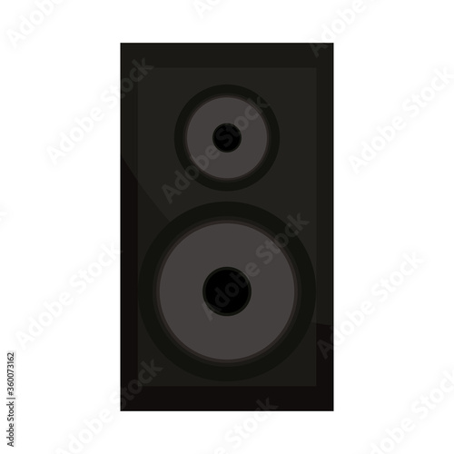 Isolated sound system speaker