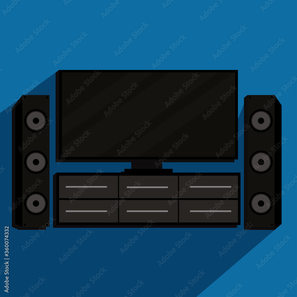 Fototapeta premium Home theater system