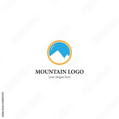 Free Download Mountain logo template icon design - GFXLoad