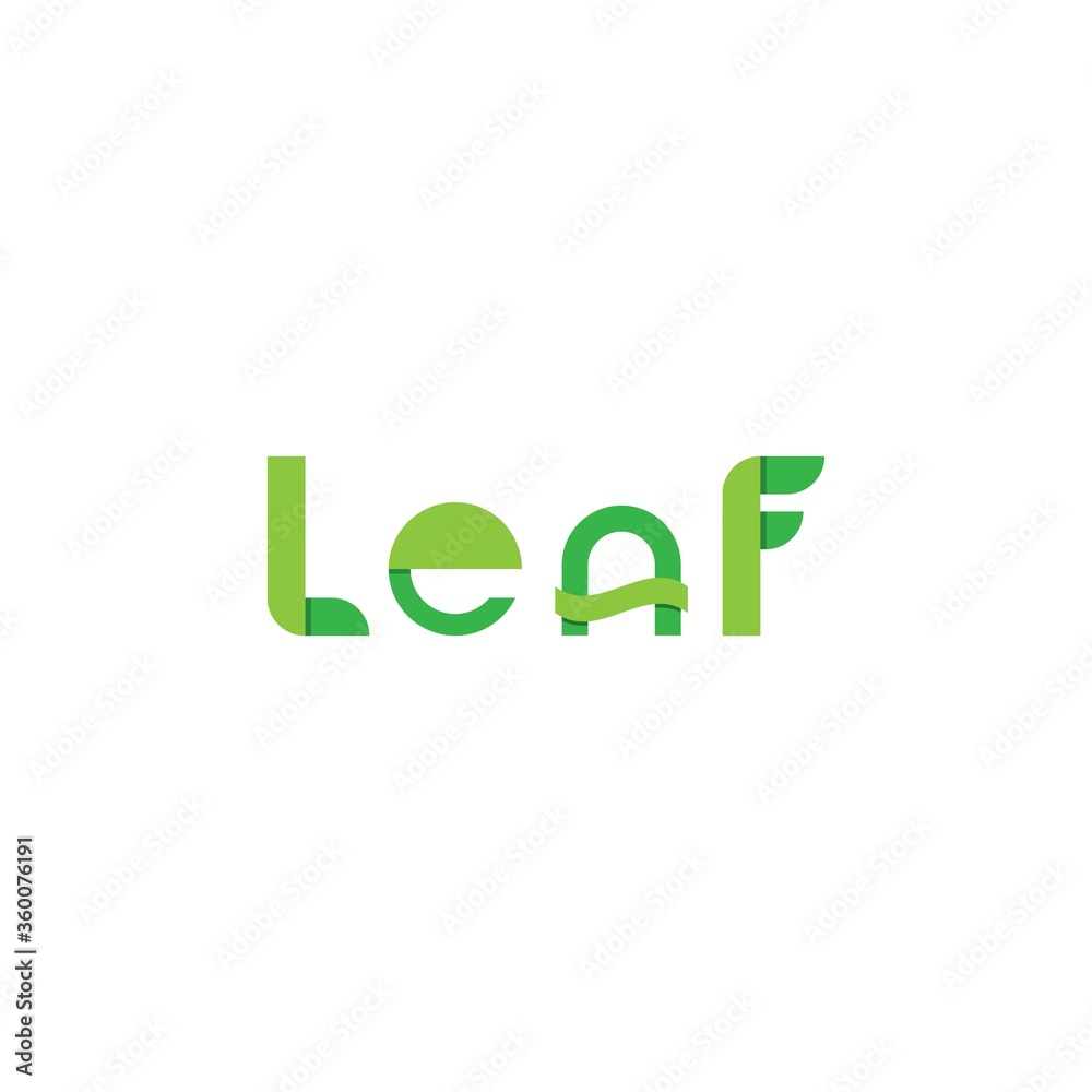 leaf vector template icon design leaf vector template icon design