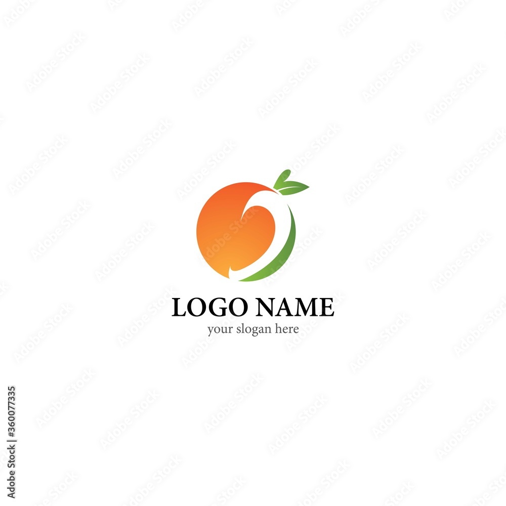 Mango logo template vector icon design