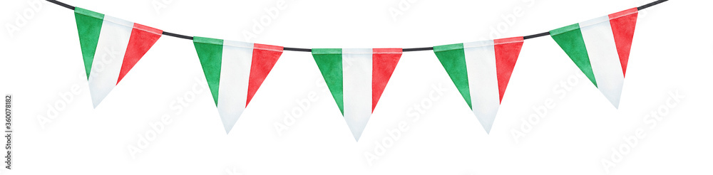 Triangle Flag Banner Clip Art