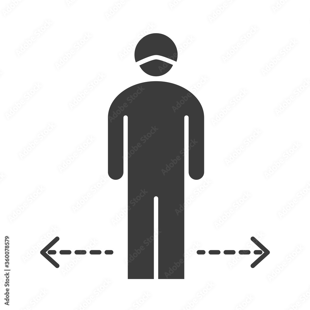 covid 19 coronavirus social distancing prevention, outbreak spreading silhouette style icon covid 19 coronavirus social distancing prevention, outbreak spreading silhouette style icon
