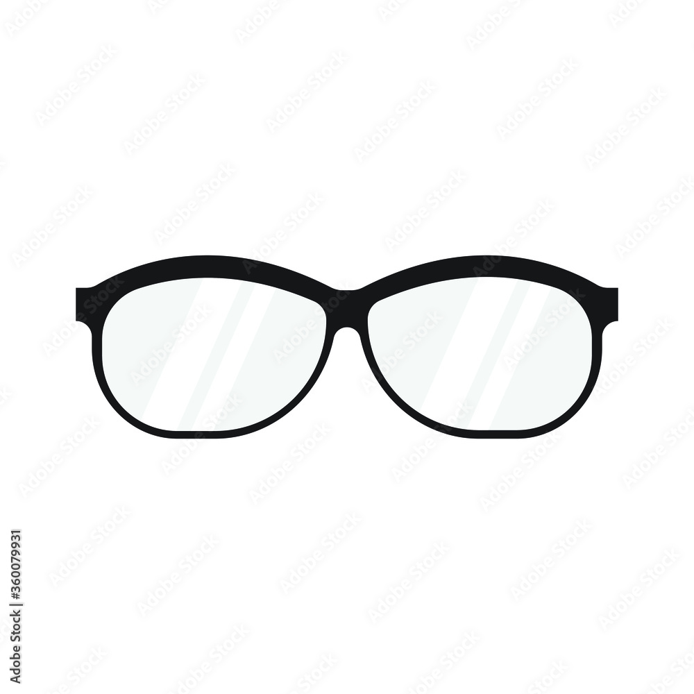Sunglasses icon design isolated on white background Sunglasses icon design isolated on white background