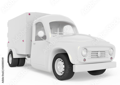 delivery truck cartoon id profile picture