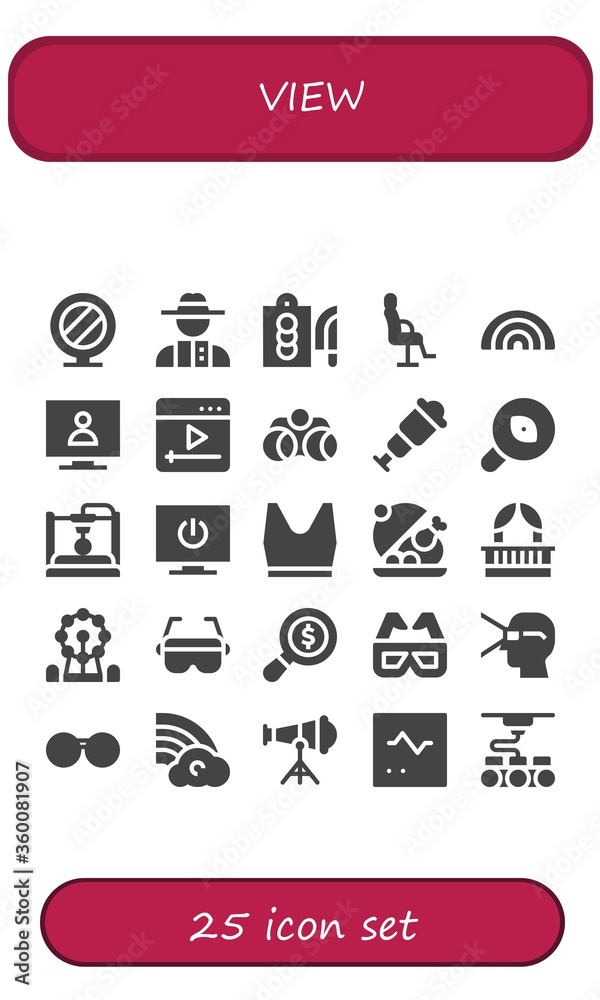 view icon set