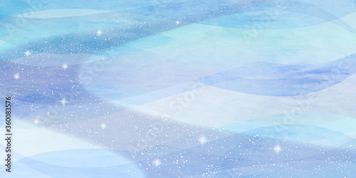 七夕　天の川　水彩　背景