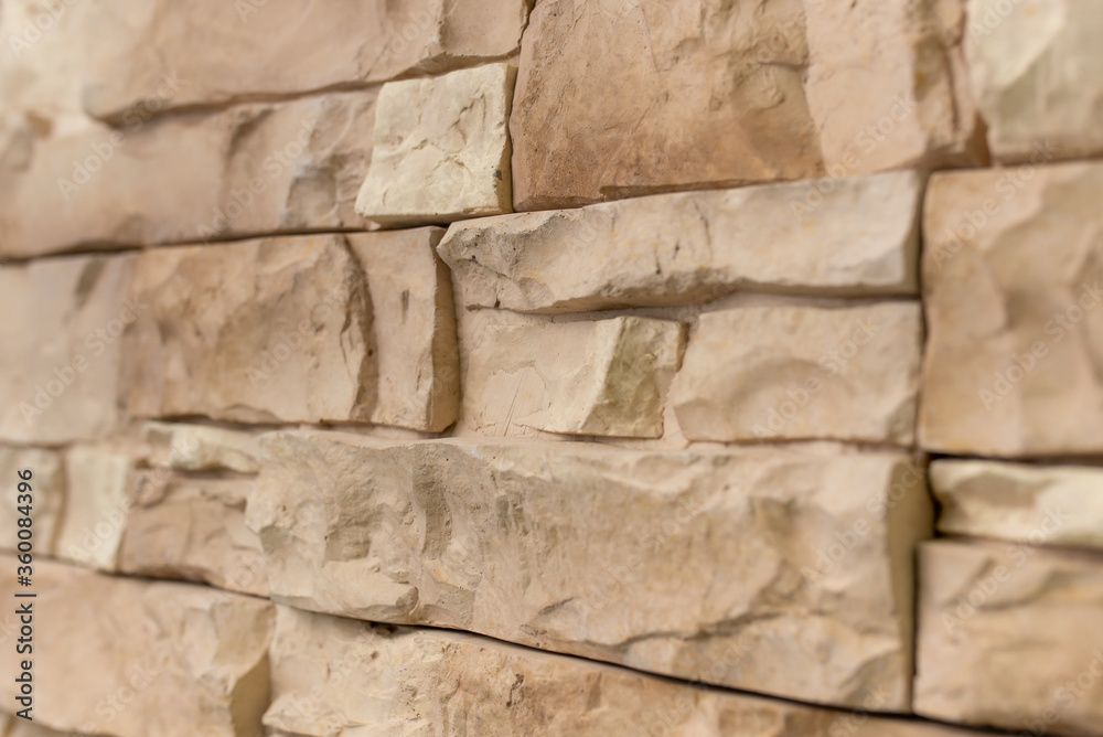 Fototapeta premium Artificial Stone Wall
