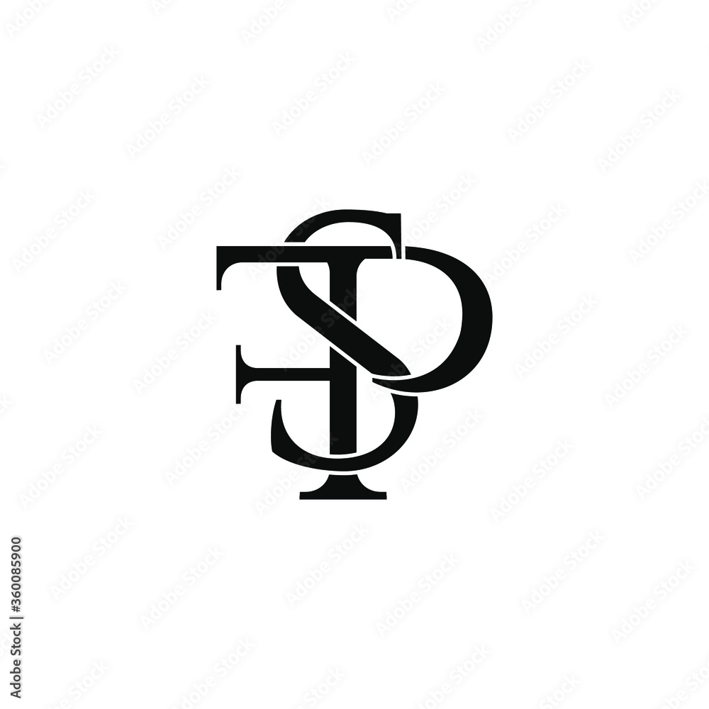 fps letter original monogram logo design fps letter original monogram logo design