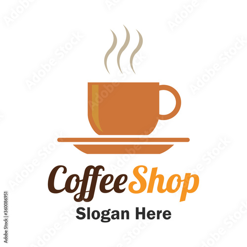 coffee shop logos label badge with text space for your slogan   tagline   vector illustration