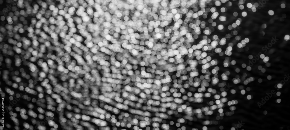 white bokeh abstract on Black background white bokeh abstract on Black background
