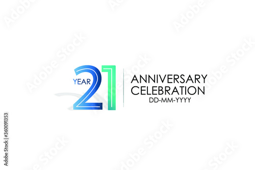 21 year anniversary celebration Blue and Tosca Colors Design logotype. anniversary logo isolated on White background - vector Free Download 21 year anniversary celebration Blue and Tosca Colors Design logotype. anniversary logo isolated on White background - vector - GFXLoad