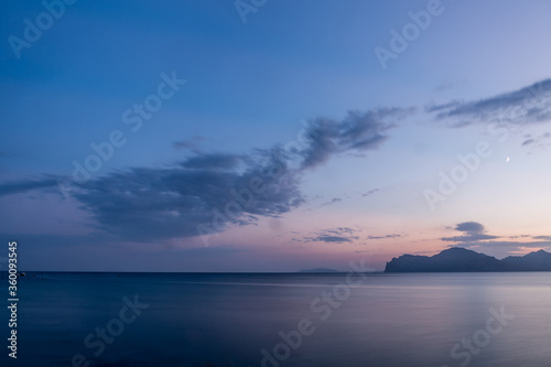 Sunset in the  Black Sea, Crimea. © gummy-beer