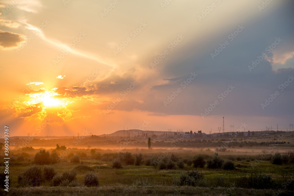 Dawn near Saratov