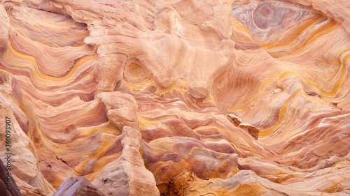 Stones and textures of the Colored Canyon, Egypt