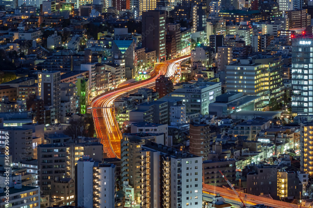 Obraz premium 東京都市夜景