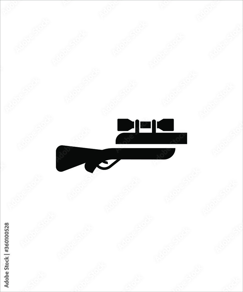 rifle icon,vector best flat icon.