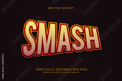 Smash Text Effect