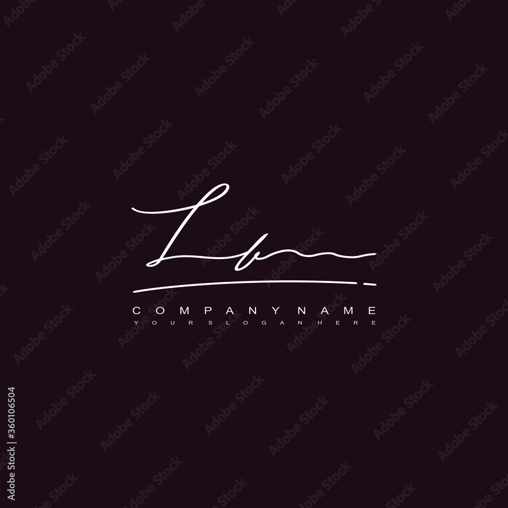 LB initials signature logo. Handwriting logo vector templates. Hand drawn Calligraphy lettering Vector illustration.
LB initials signature logo. Handwriting logo vector templates. Hand drawn Calligraphy lettering Vector illustration.