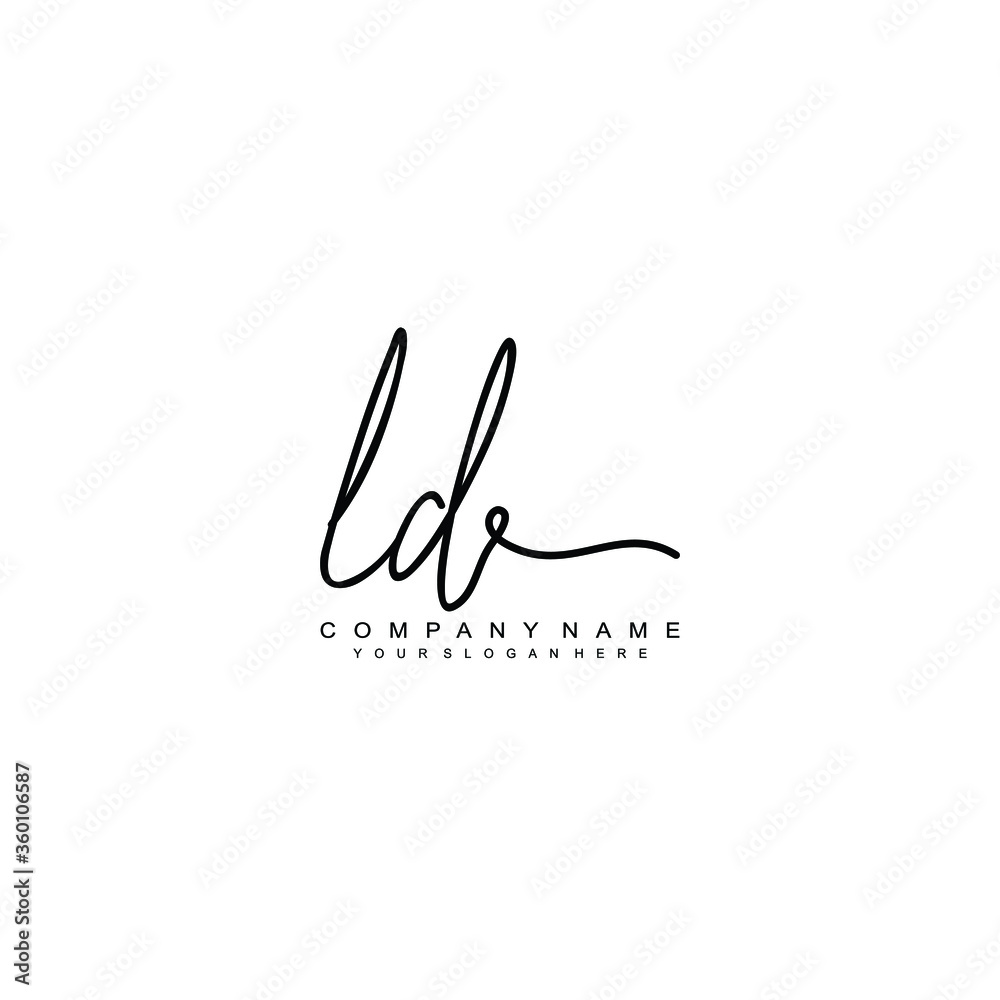 LD initials signature logo. Handwriting logo vector templates. Hand drawn Calligraphy lettering Vector illustration.
LD initials signature logo. Handwriting logo vector templates. Hand drawn Calligraphy lettering Vector illustration.