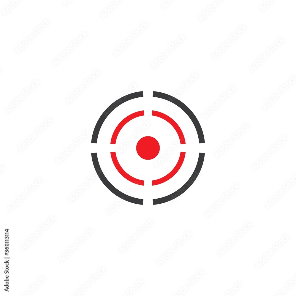 Target icon vector Target icon vector