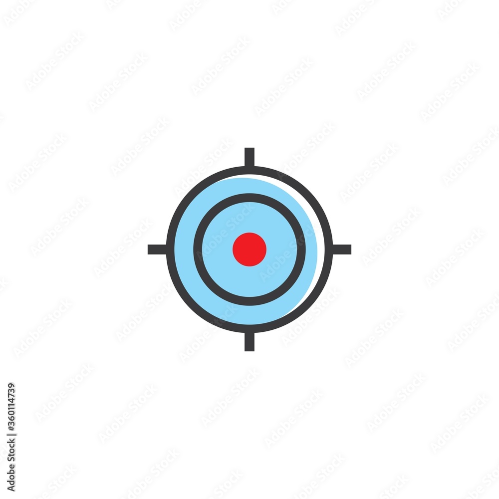 Target icon vector Target icon vector