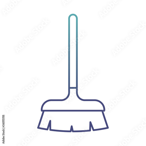 brush degraded line style icon vector design