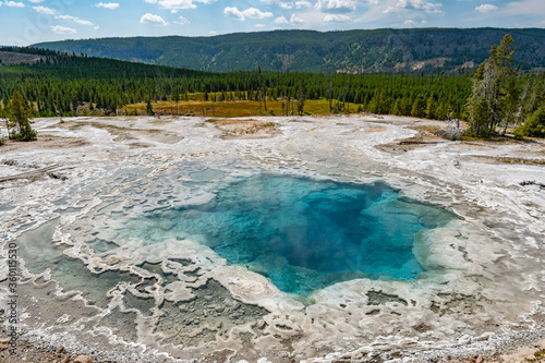 Hot spring in Yellowstone national park