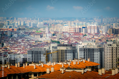 aerial view, architecture, building, city, cityscape, clock, cloud, daytime, downtown, dusk, esenyurt, harbor, high rise, Human Settlement, istanbul, landmark, landscape, large, many, metropolis, metr photo